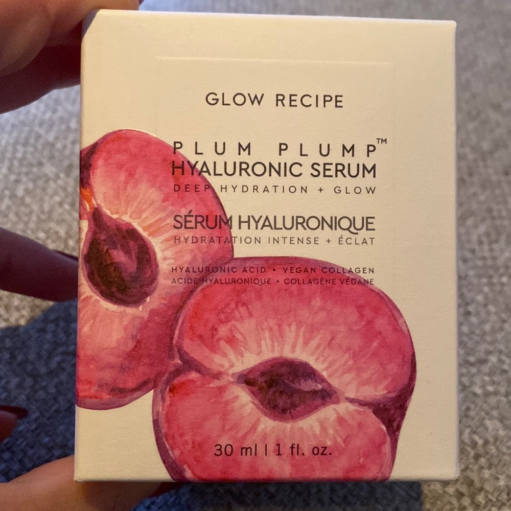 Glow recipe plum plump hyaluronic serum. Brand new